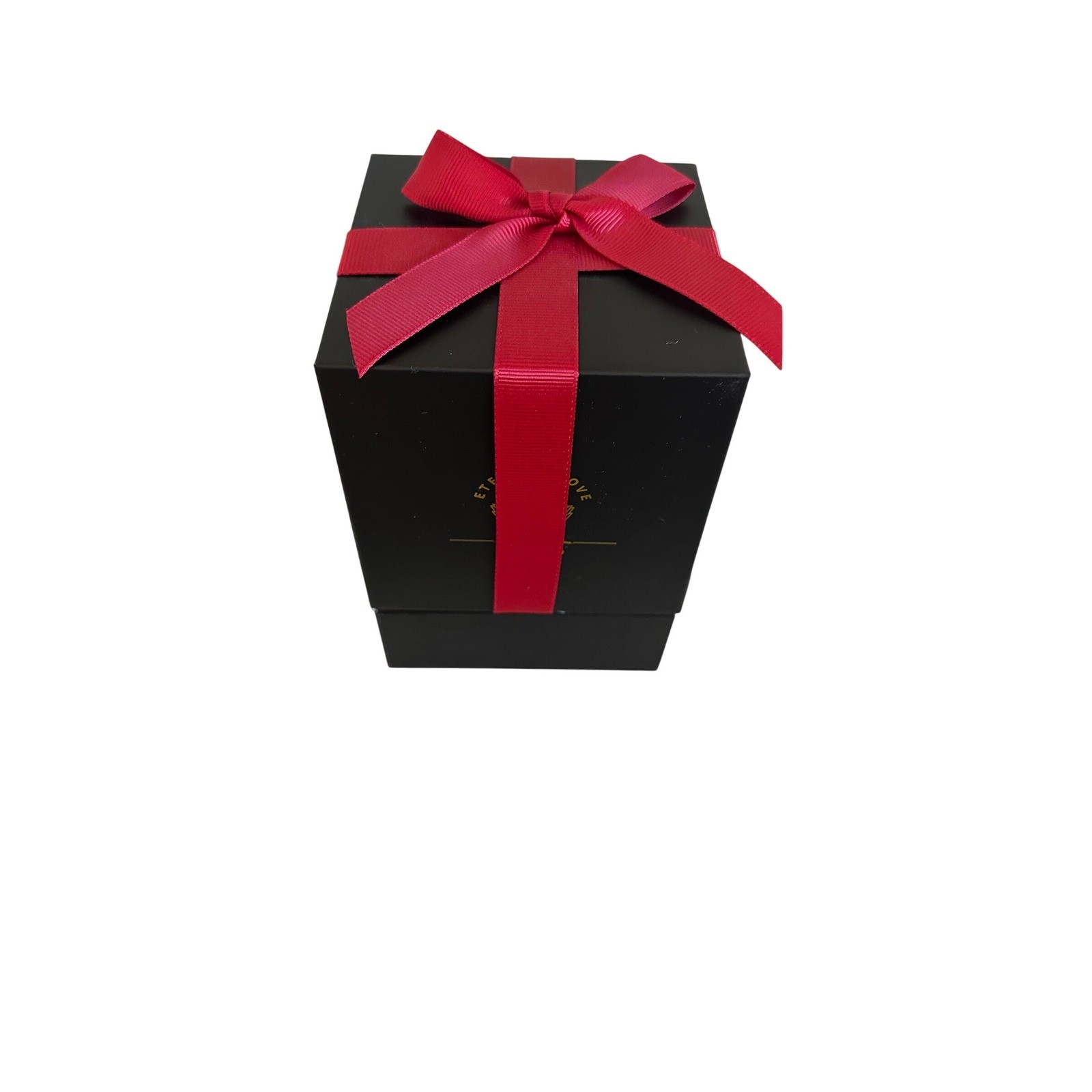 Eternal Rose Gift Box Preserved Red Roses Luxury Black Box Romantic Present