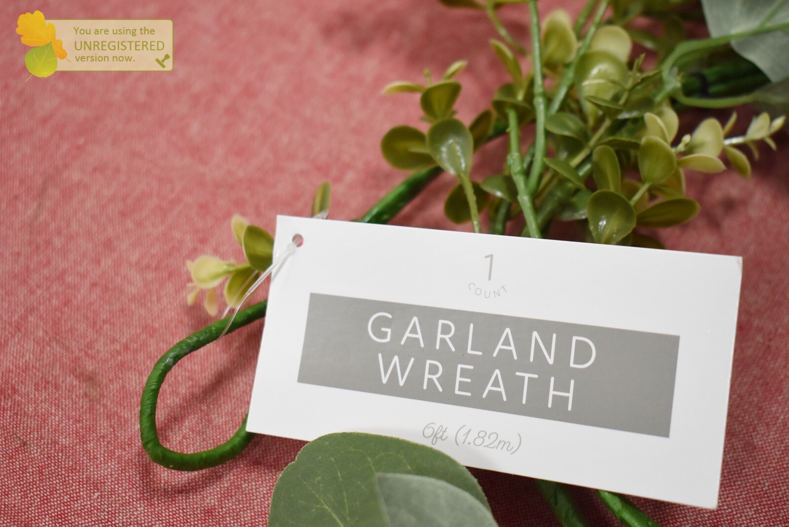 Small Garland Wreath 6″ Floral Decor