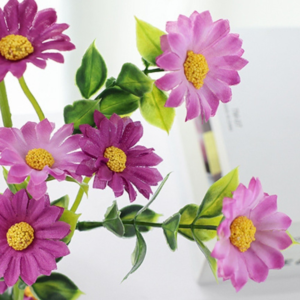Lightweight Faux Daisy and Sunflower Vine 2 1m for Home and Event Decoration