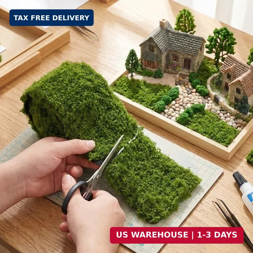 Artificial Moss Table Runner for Wedding Decor Table Cente