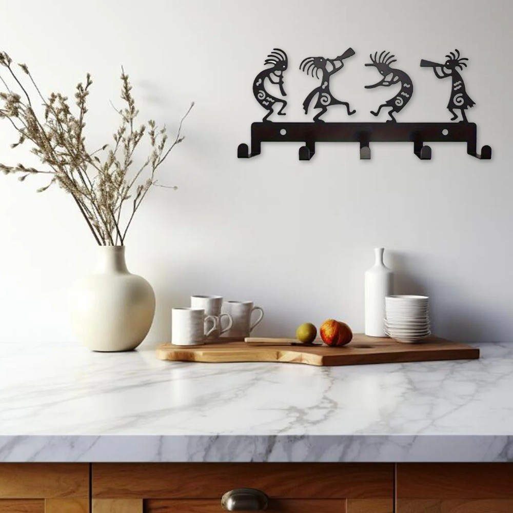 Unique Metal Wall Art Sculpture Set – Stylish Home Decor Gift for Art Lovers