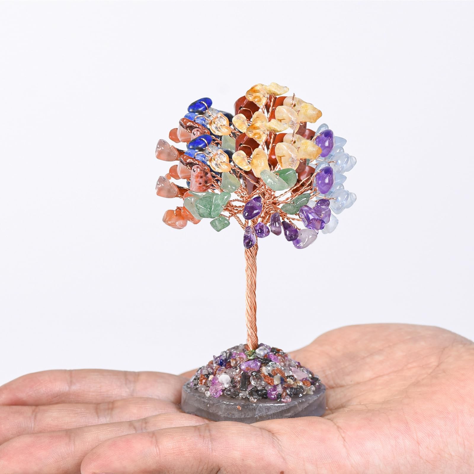 Seven Chakra Tree of Life,Money Tree Dcorations,Crystals and Healing Stones,R…