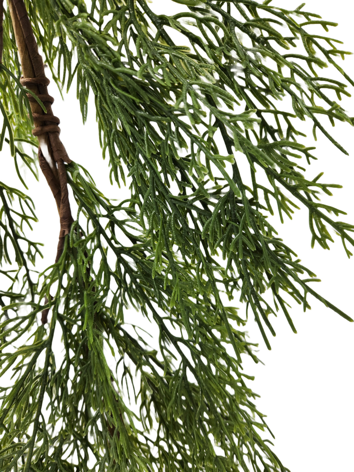 6ft Faux Green Cedar Christmas Garland Real Touch Deluxe Seasonal Garland EV-841