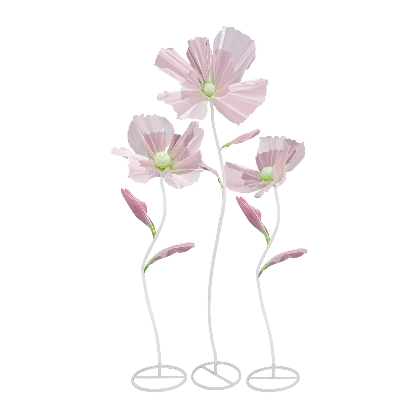 Giant Artificial Flower Decoration for Wedding Background, Artificial Flowers