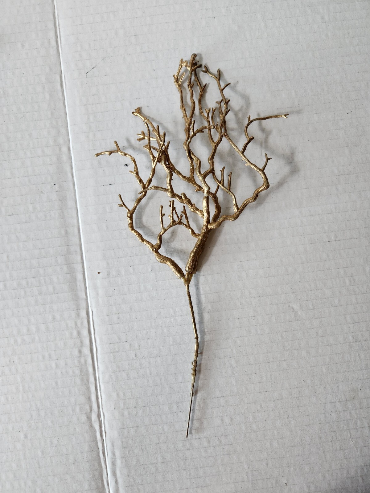 Gold Coral Twig Floral Arrangement Spikes DIY Centerpiece Bouquet Craft Supply