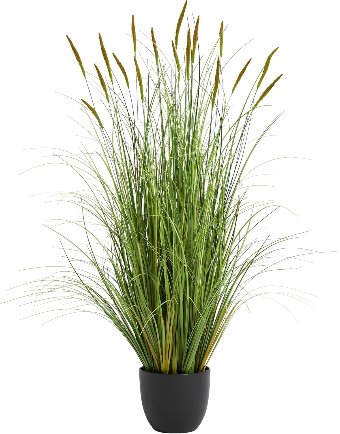 4Ft Faux Cattail Grass Plant for Home & Office Decor, Greenery Gift