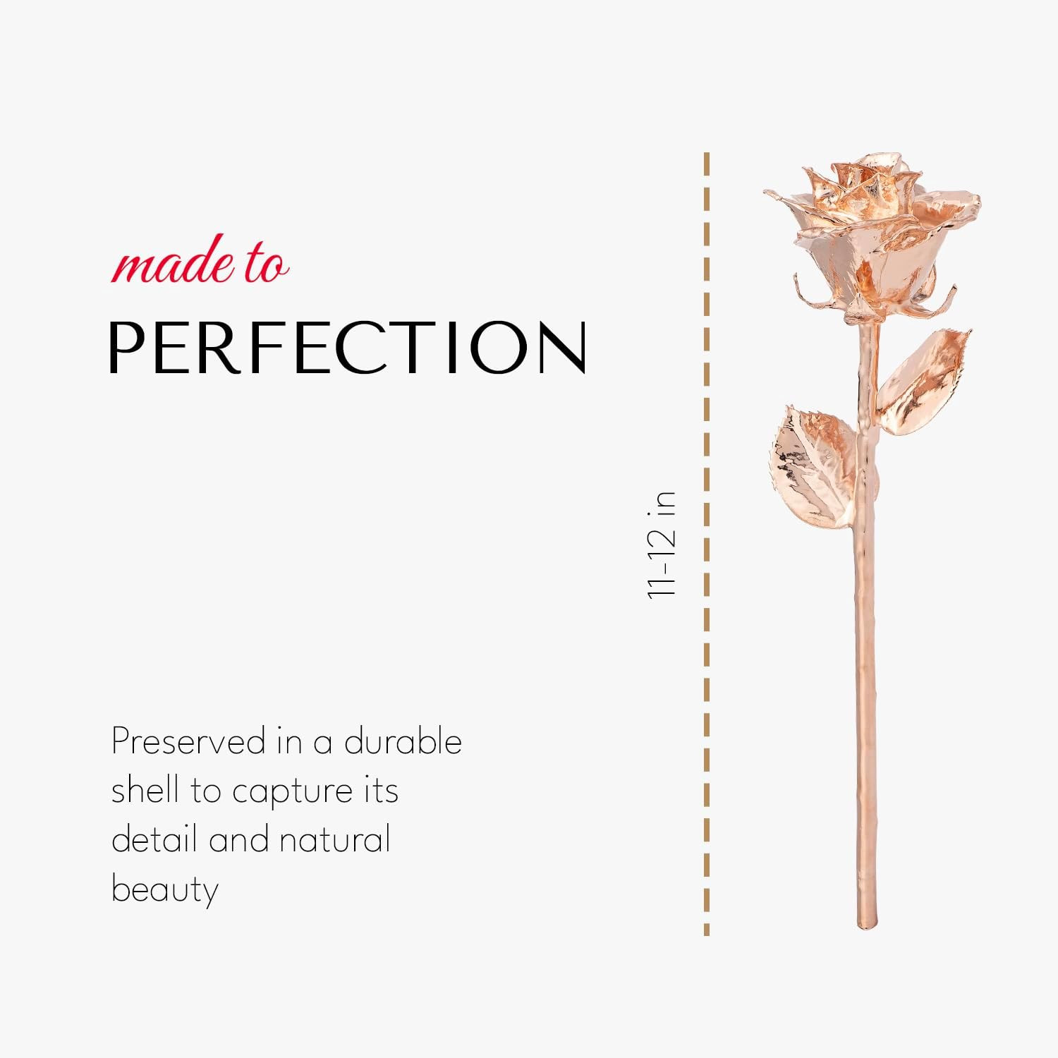 Forever Rose Gold Rose, Genuine, One of a Kind, Everlasting and Hand Dipped 24K