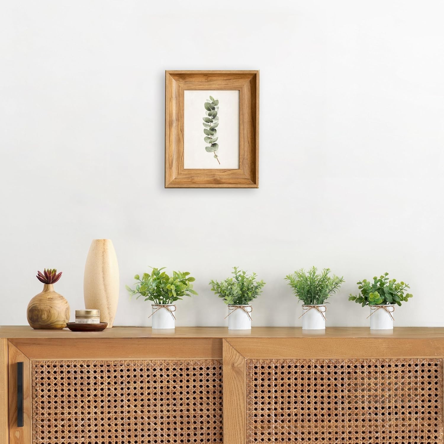 4 Pack Small Fake Plants Eucalyptus Rosemary Succulents Plants Artificial in …