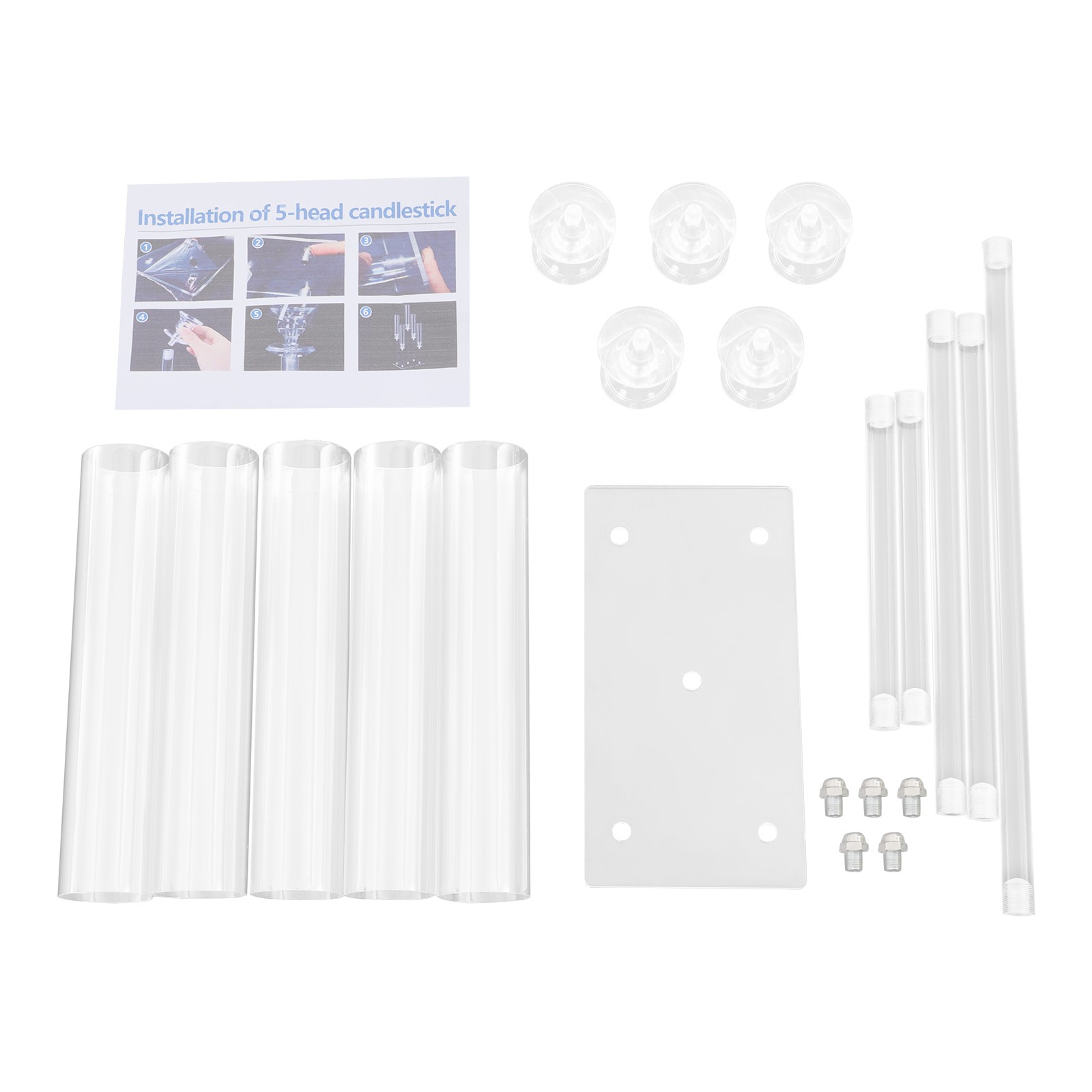 Acrylic Candle Holder Tabletop Candle Holder Wedding & Party Centerpiece Decor