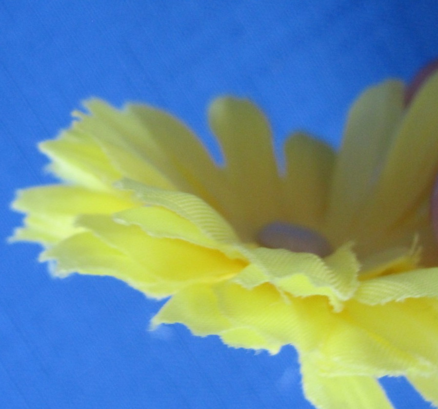 #6 Lot-49 Small/Medium Layers Used Silk Flower Petals 1-3″ Brads Multiple Colors