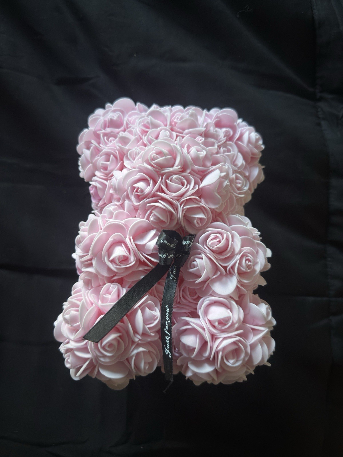 pink rose bear Perfect For Gift Basket