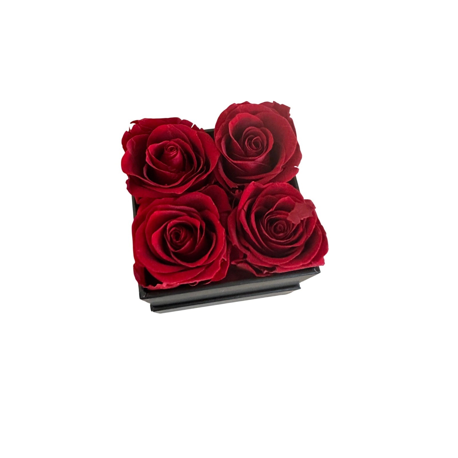 Eternal Rose Gift Box Preserved Red Roses Luxury Black Box Romantic Present