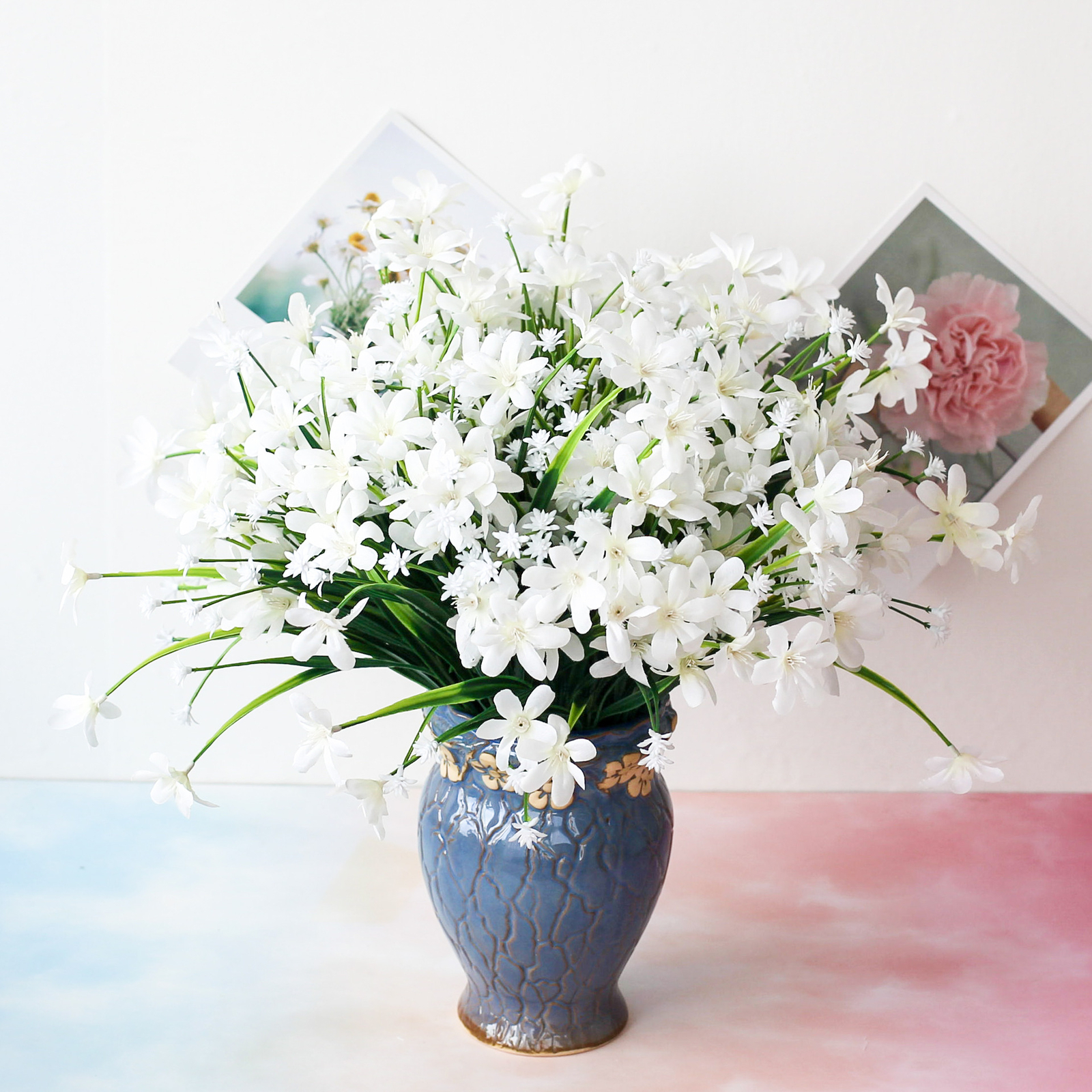 US Artificial Flowers Fake Plant Outdoor Floral Greenery Grass BUY 2 GET 2 FREE