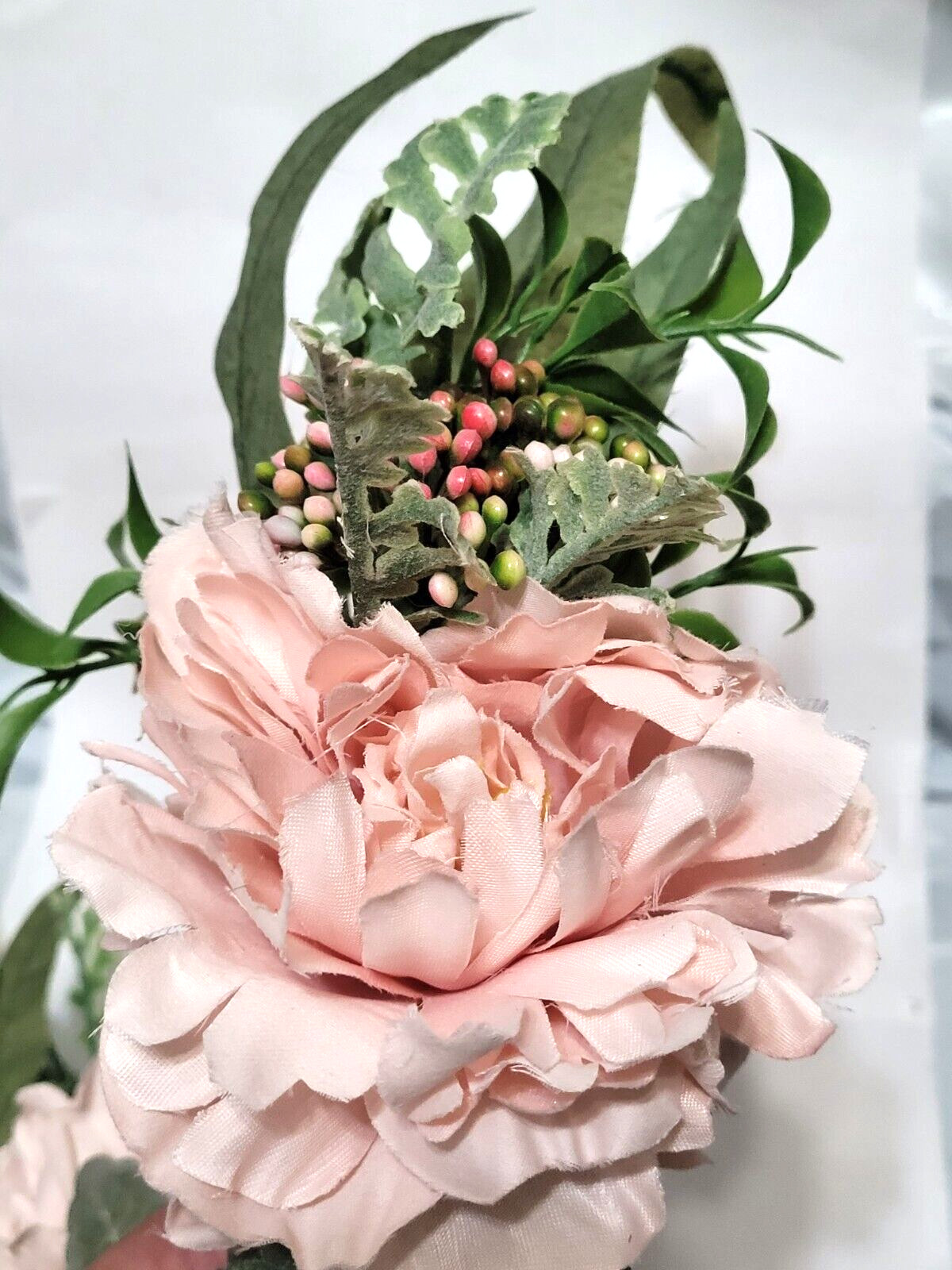 3 Pink Fabric Floral Picks, Blooming Autumn brand