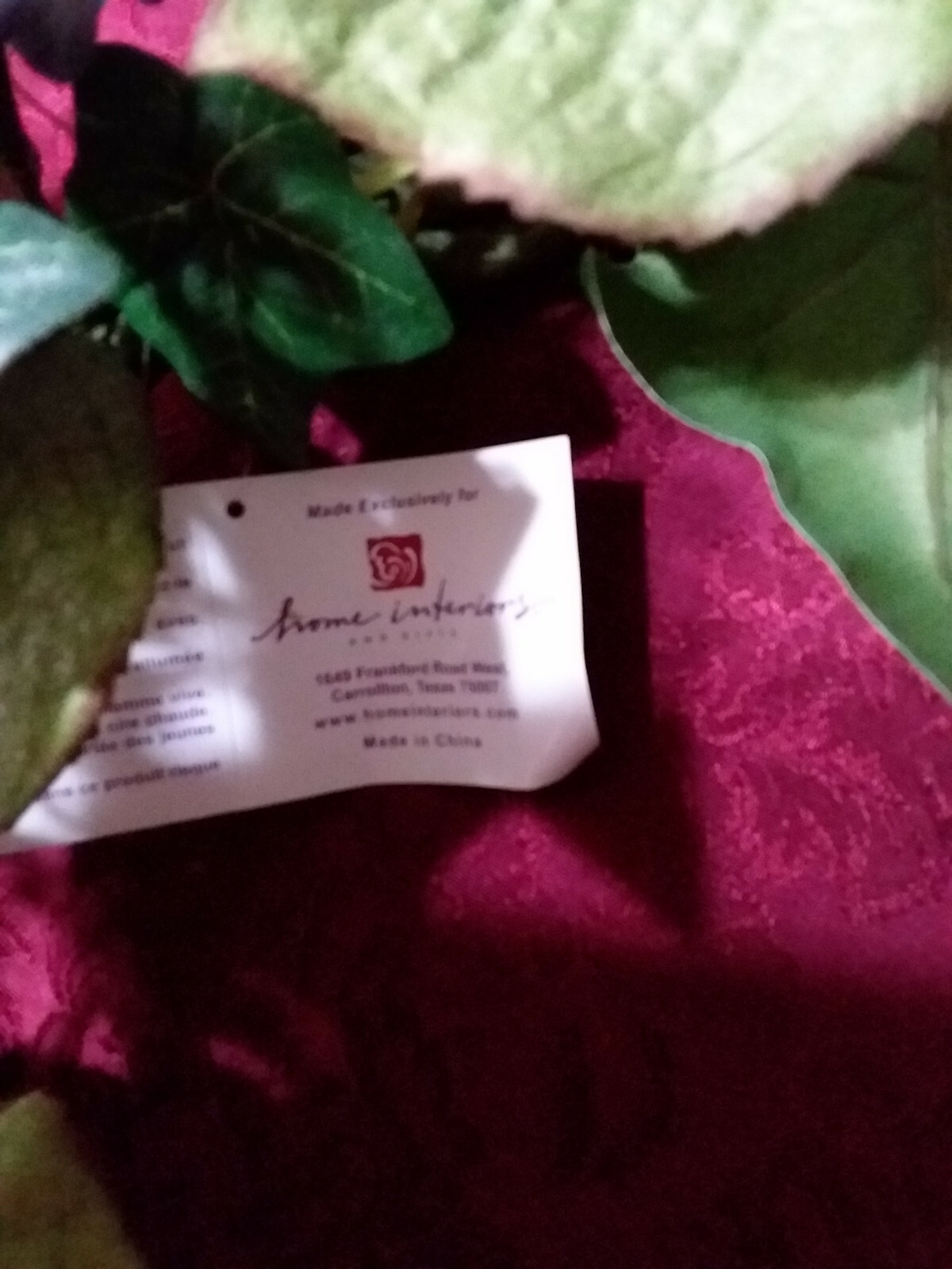 Home Interiors Lavender/ Purple Hydrangea Wreath/Garland – NEW/FREE SHIPPING
