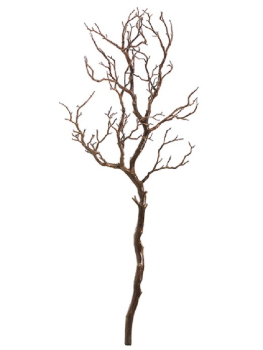 38″ Artificial Manzanita Tree Branch Stem-Brown (pack of 6) Silk Flower Wedding