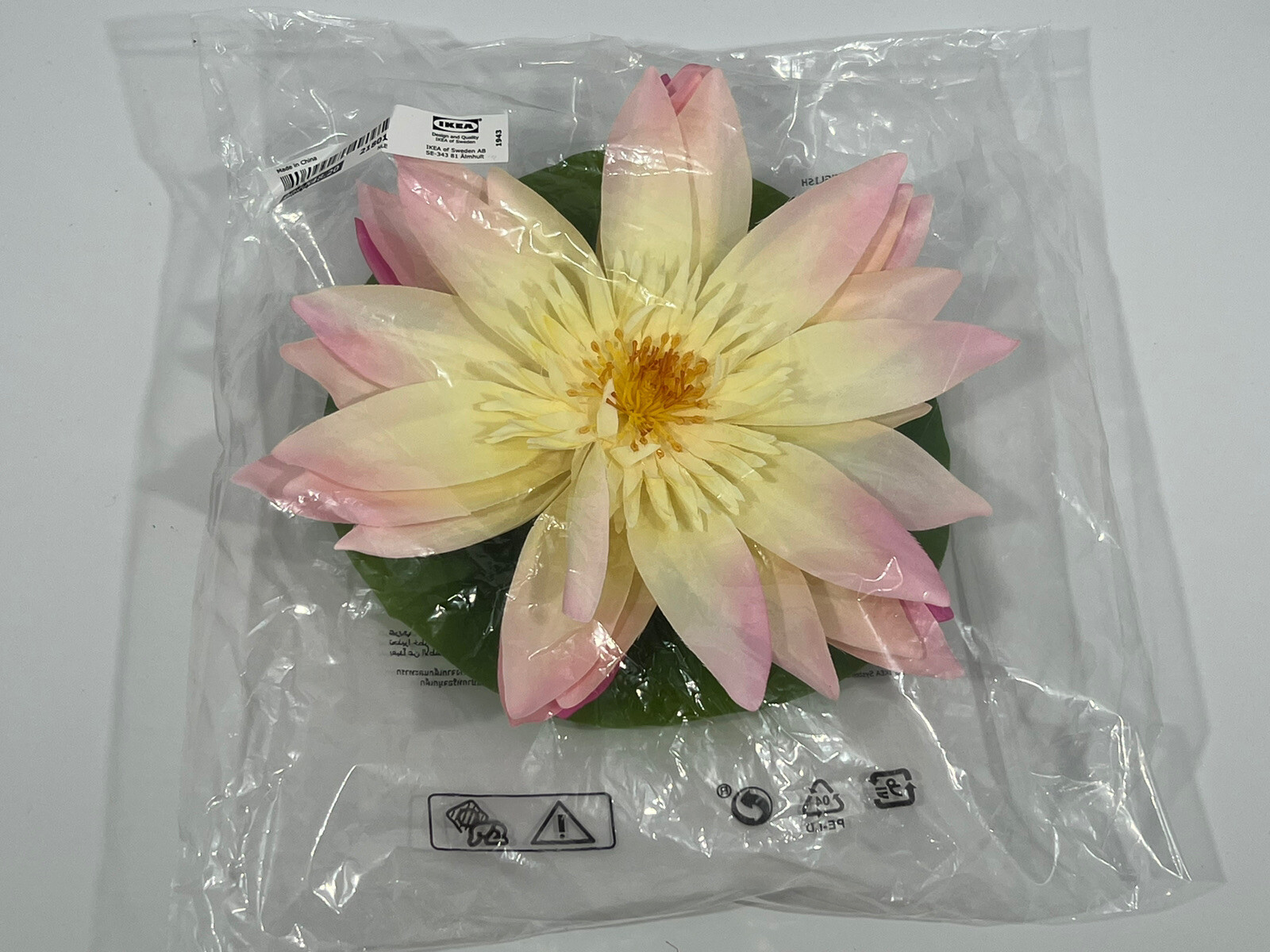Ikea water lily artificial SMYCKA Floating Flower, pink centerpieces decor New