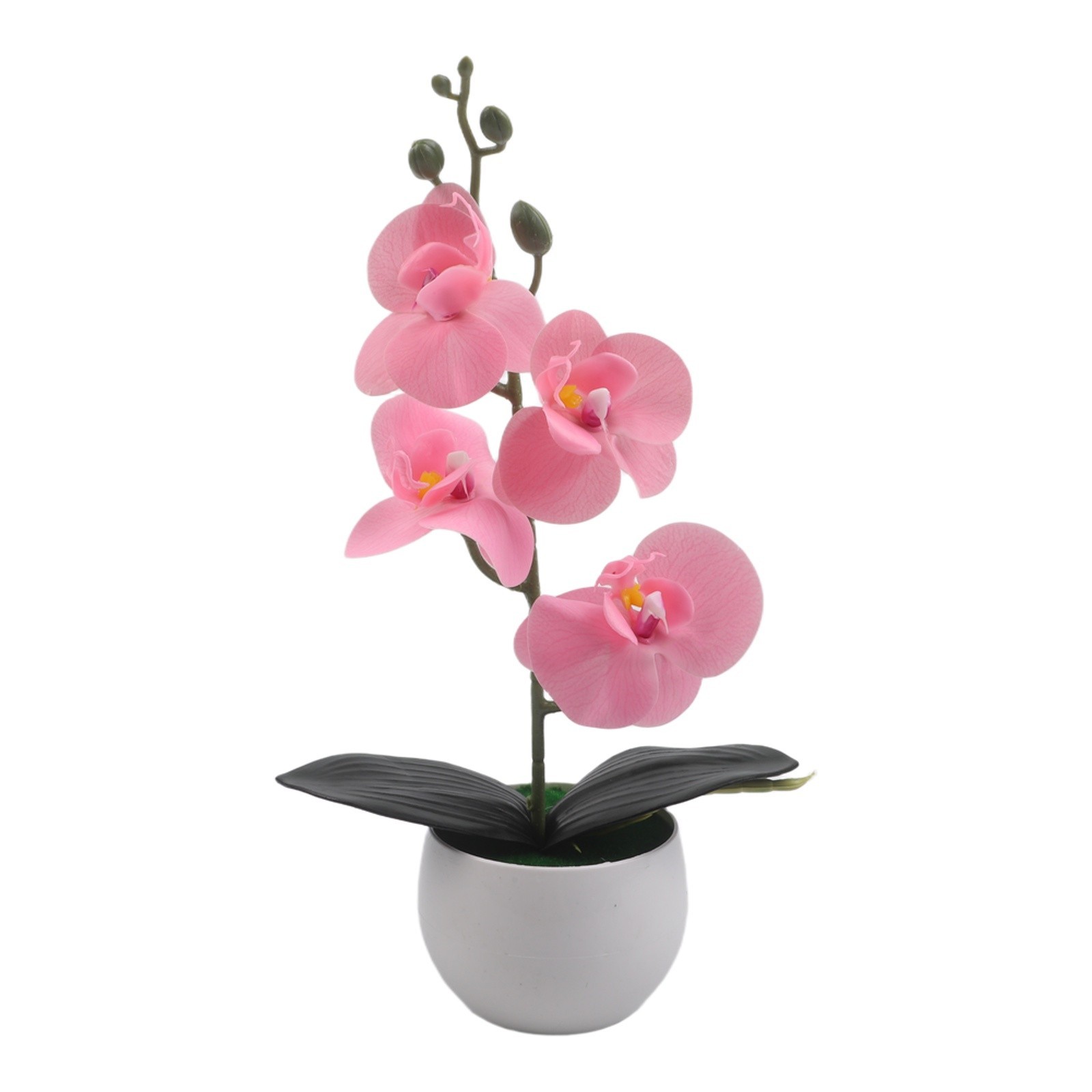 Four Flower Butterfly Orchid Bonsai Simulation Plastic Artificial Plant