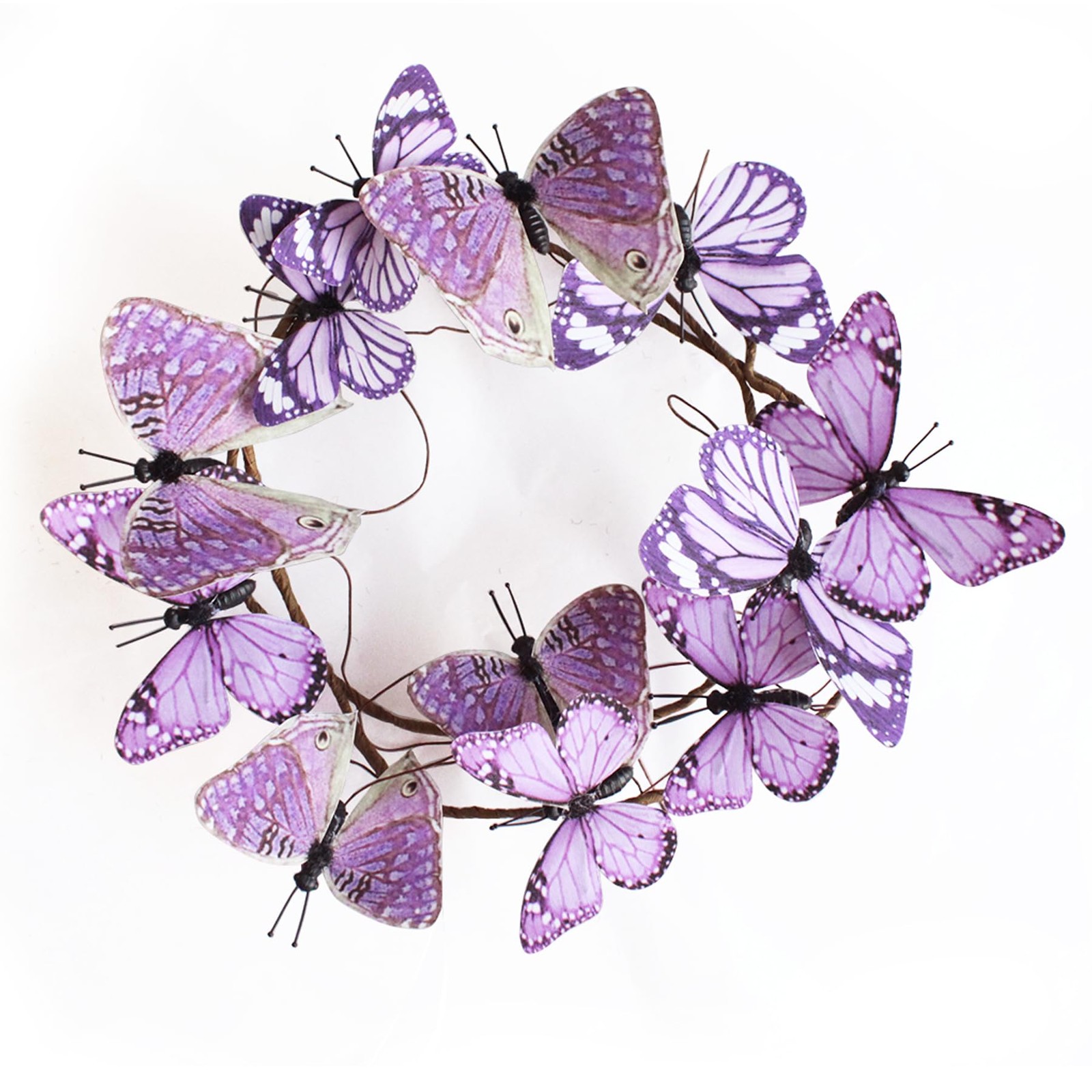 Artificial Butterfly Garland, Fake Butterfly Decorative Vines, DIY 3D Unique …