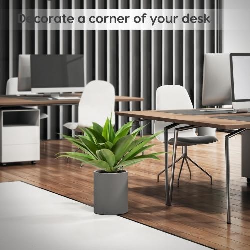 Velener 28″ Artificial Agave Plants Set of 2, Large UV Resistant Faux Succulents