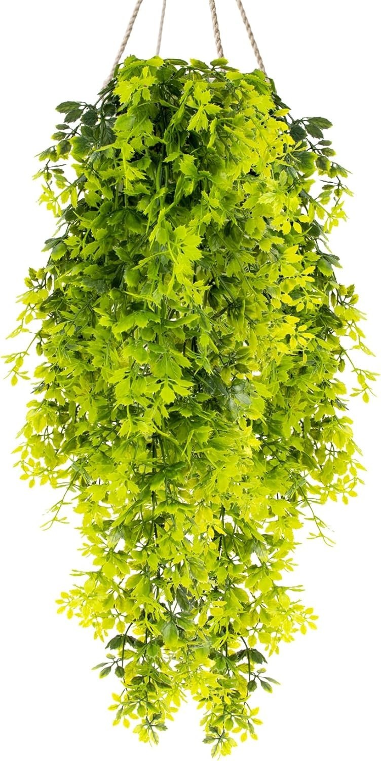 Lifelike Green Virginia Creeper Hanging Plant – Perfect for Indoor & Outdoor