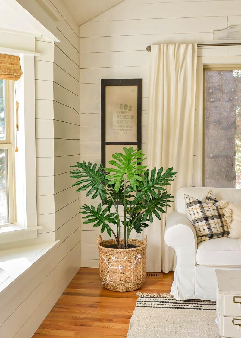 Artificial Tree Philodendron Plant 3FT Tall Faux Monstera Indoor Trees Fake T…
