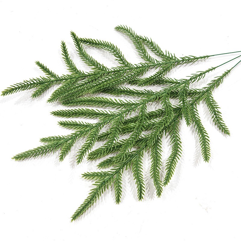 8 Pcs Artificial Pine Sprigs Festive Greenery Marry Christmas Floral Decoration