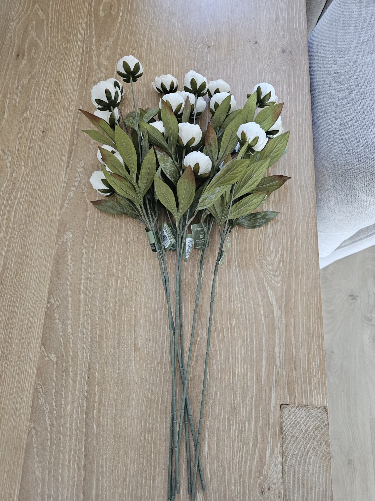 Brand New Viral Michael’s Ashland 28″ Cream Peony Stem – Set of 6