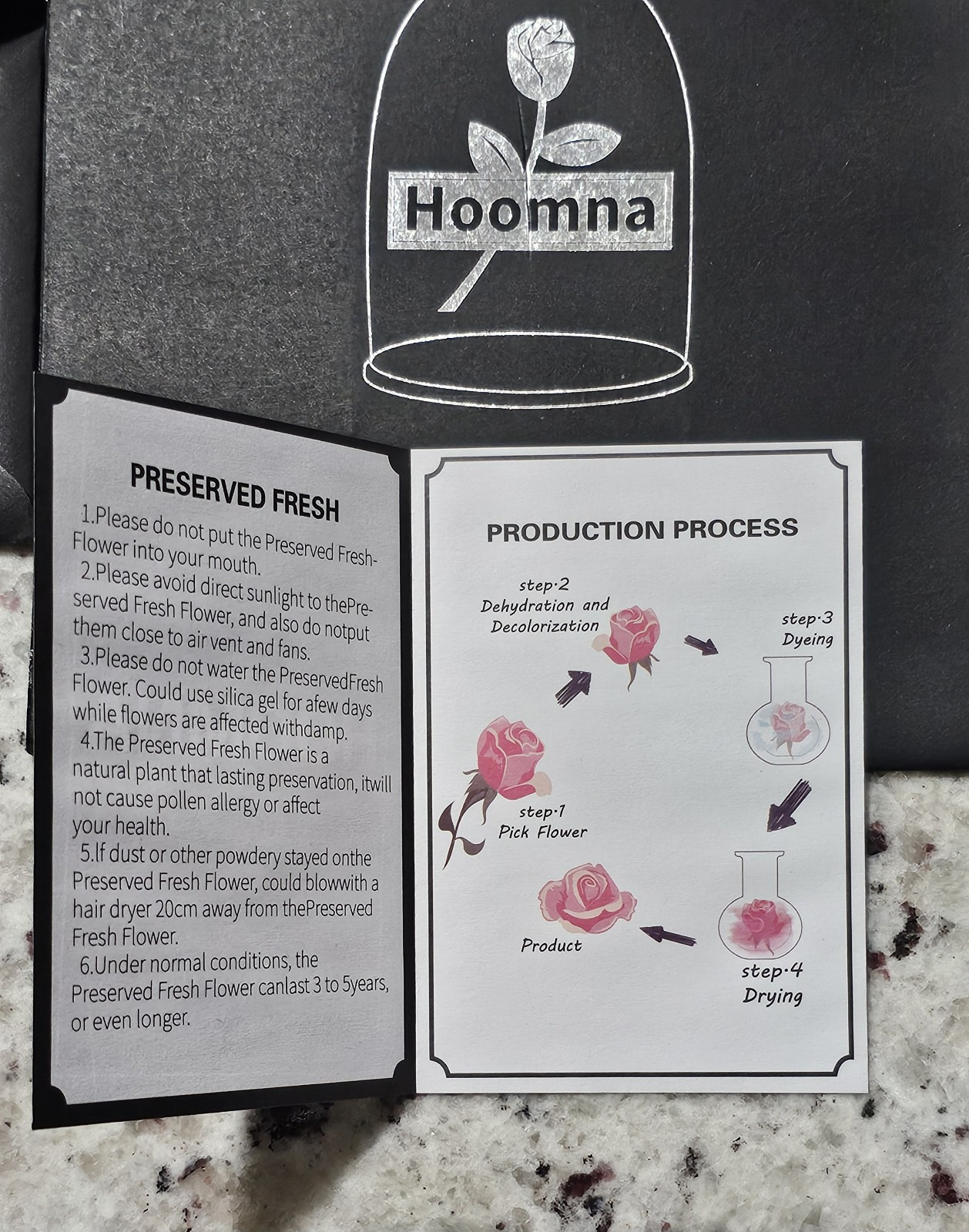 Hoomna Zodiac Green Forever Rose Gift Preserved Real Rose Libra Gift For Her