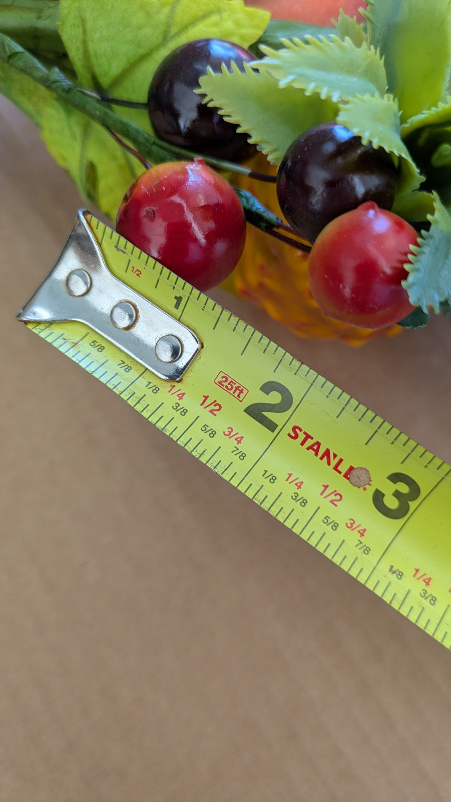 Tropical Mix Fruit Swag for Wall, Home/ Kitchen Decoration, 35″ Long F5Y56 New
