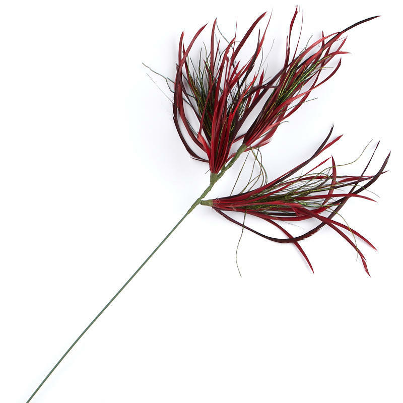 Factory Direct Craft Colorful Burgundy Feather Accenting Sprays | 2 Sprays