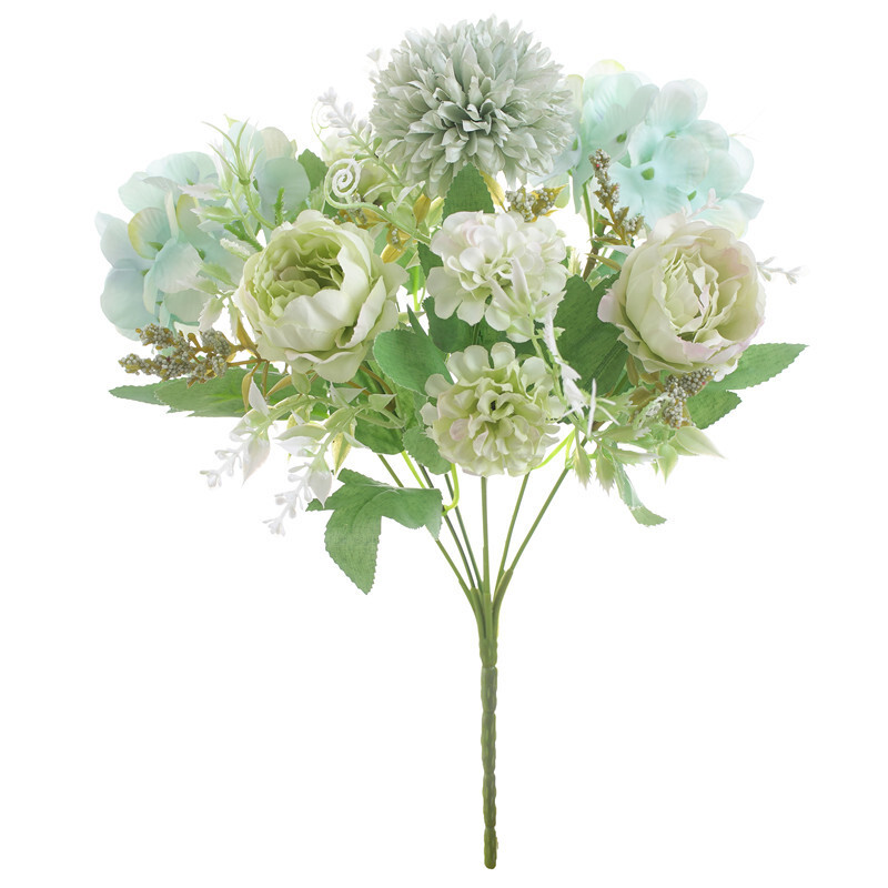 Silk Peony Artificial Fake Flowers Bunch Bouquet Home Wedding Party Decor Hot US