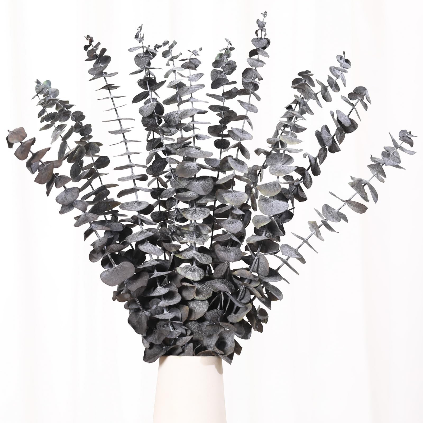 16 Pcs Dried Eucalyptus Stems, 17” Natural Eucalyptus Leaves Branches Hangin…