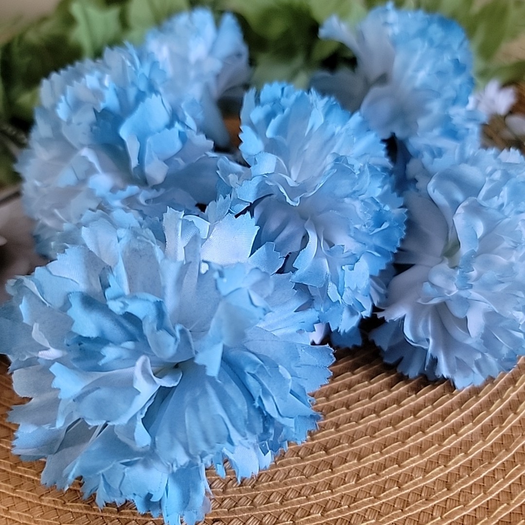 41 Piece Lot Artificial Flowers Daisy Carnation Paperwhite Greenery Floral
