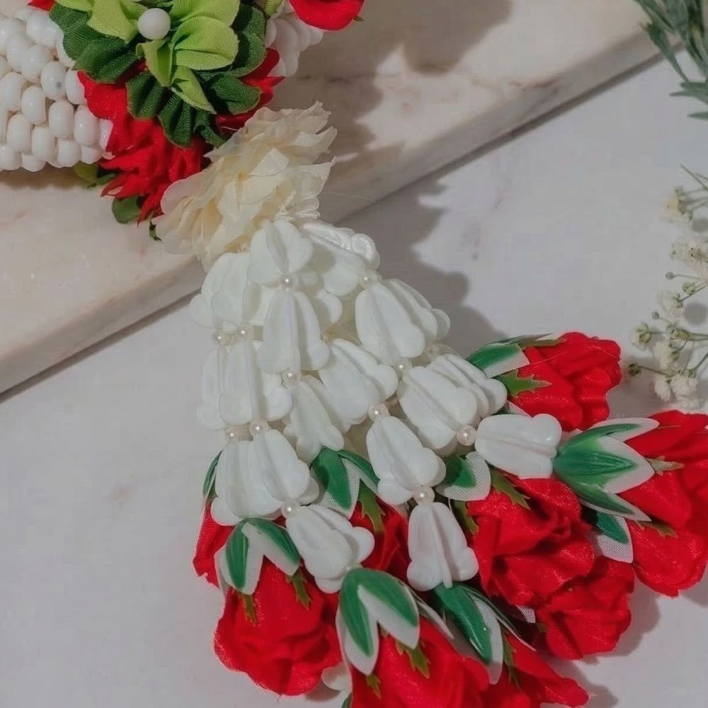 Thai Traditional Flower Garland Phuang Malai L Artificial Buddha Offering Box