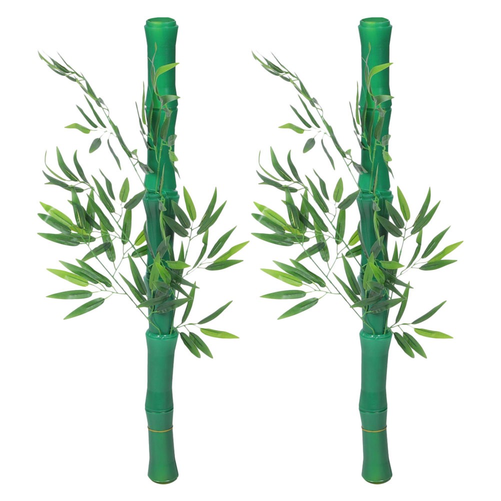 Simulated Bamboo Decorative Tube Balcony Artificial Greenery Branches