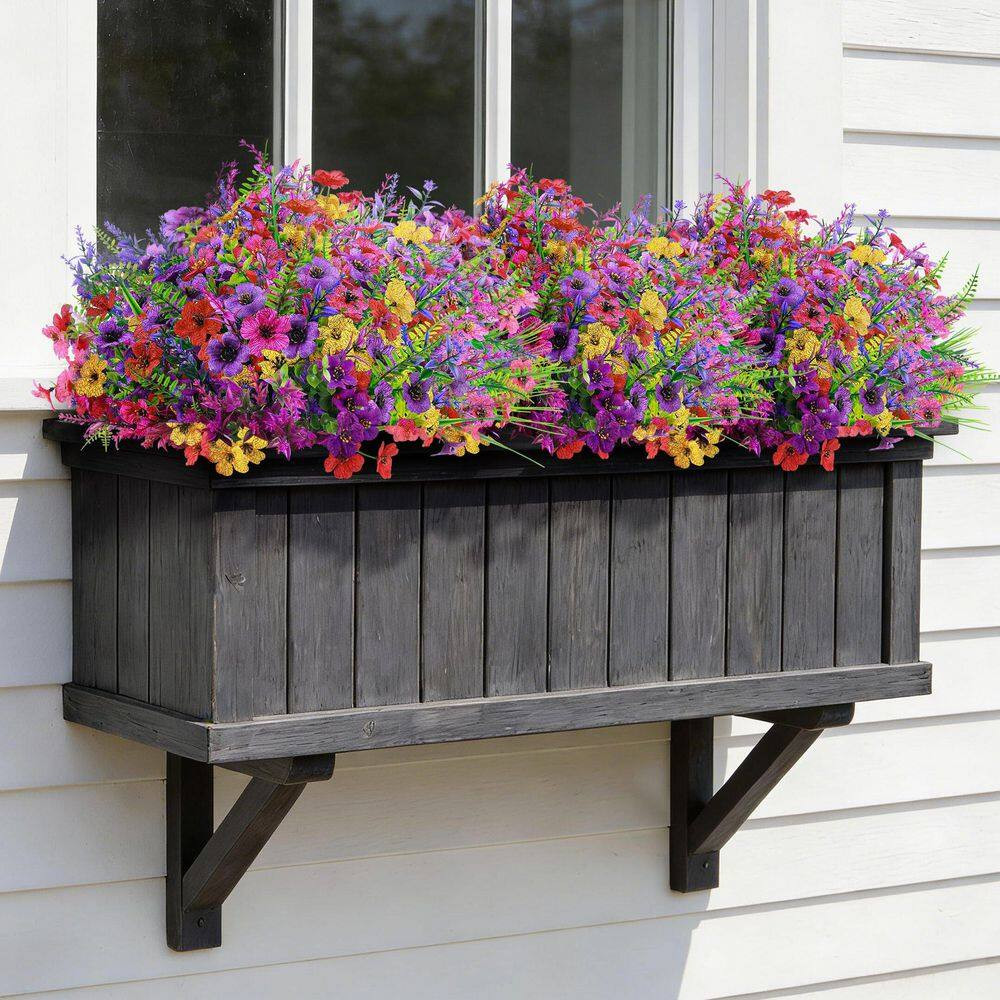 13.8 In. Multi-Colored Indoor/Outdoor Artificial Daisy Flowers Bulk UV Resistant