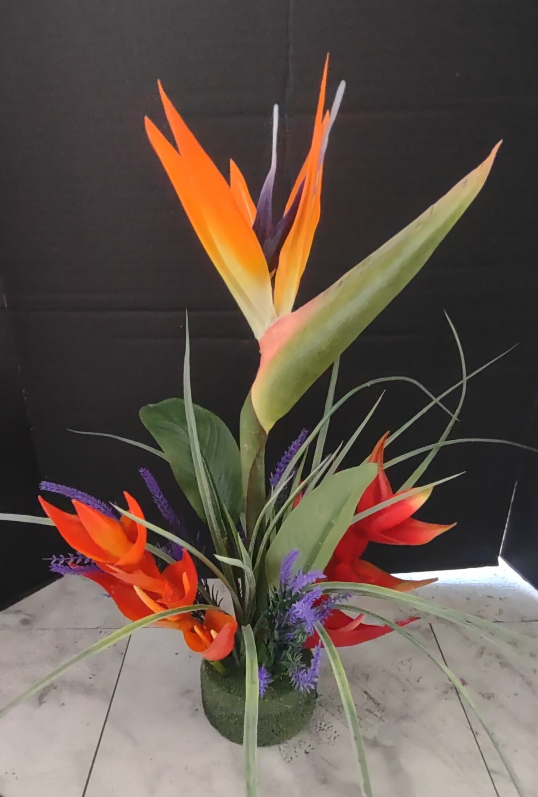 Potted Artificial bird of paradise table decoration, weddings, centerpiece OR