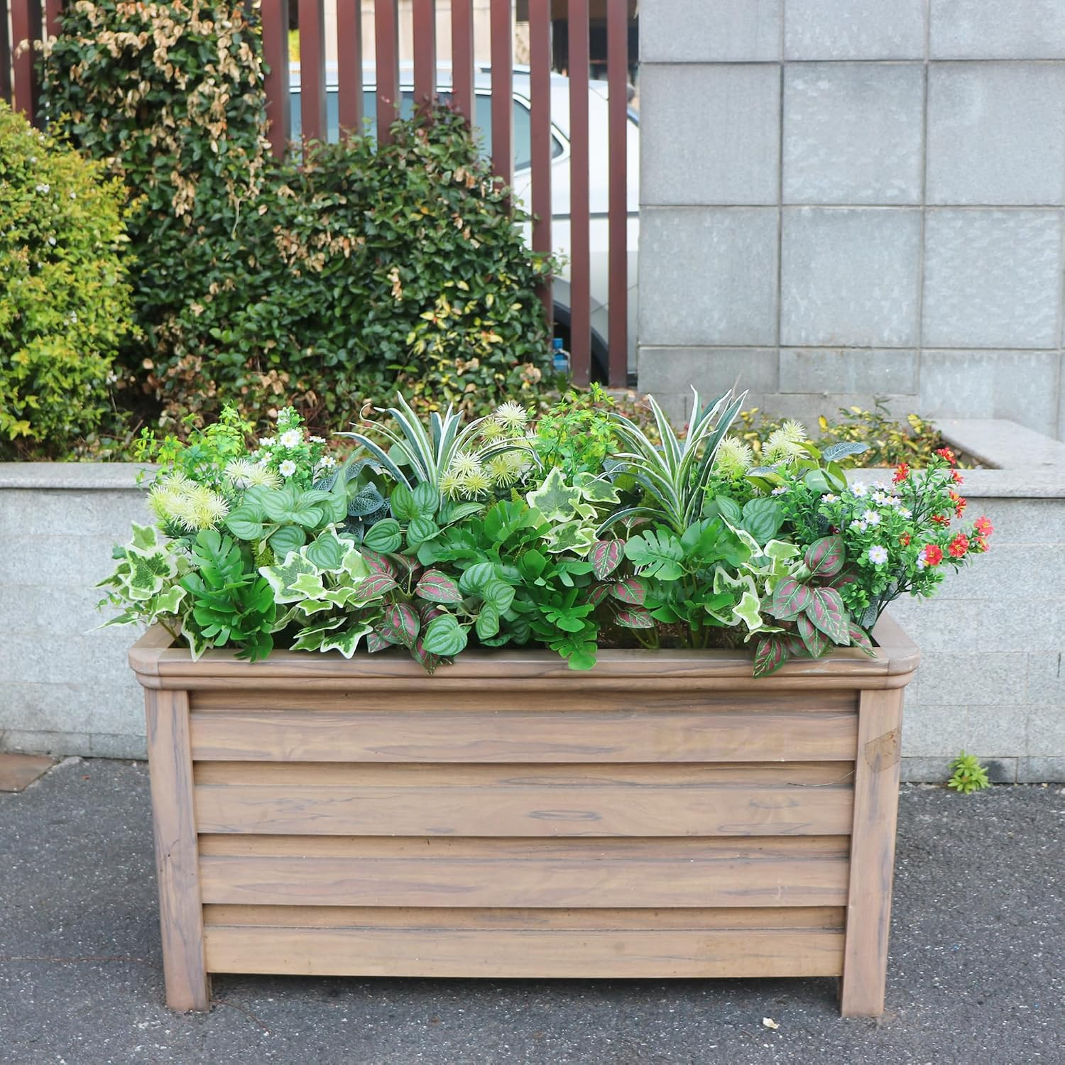 25Pcs UV Resistant Artificial Boxwood Stems for Indoor & Outdoor Decor