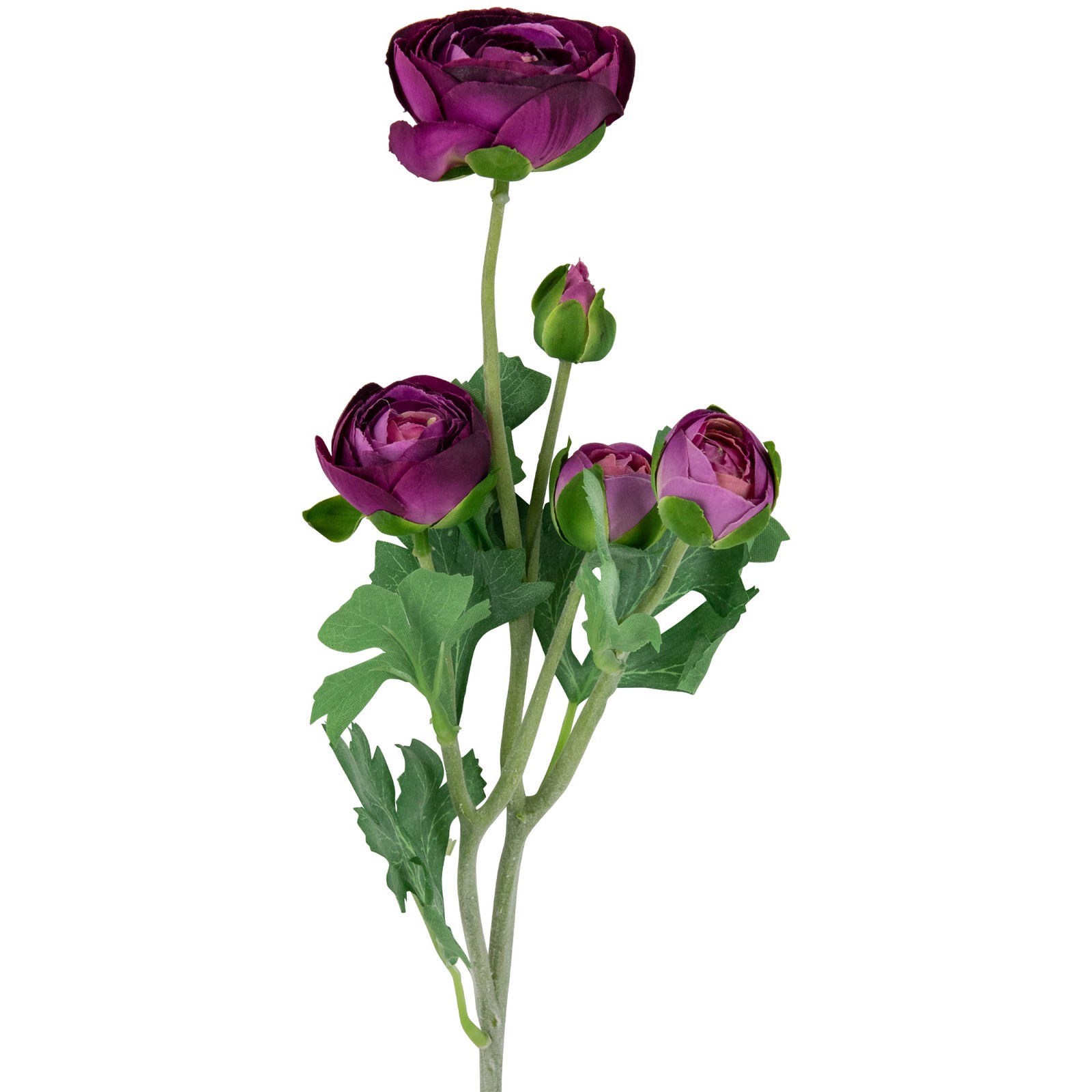 Northlight Real Touch™ Light Plum Purple Ranunculus Floral Sprays Set of 6 – 21″
