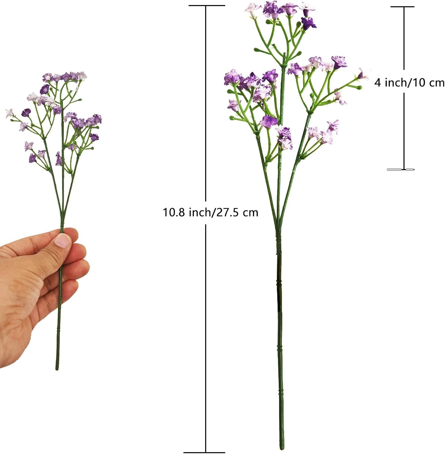Tiny Babys Breath Artificial Flowers Gypsophila Real Touch Flowers for Wedding