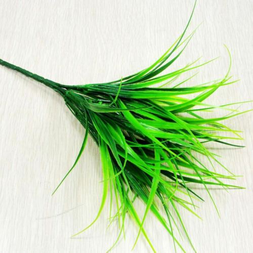Artificia Plastic Green Grass Plant Flowers Office Home Garden Decoration Decor