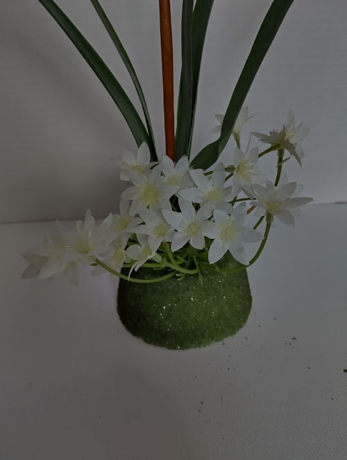 Artificial Cymbidium Orchid arrangement