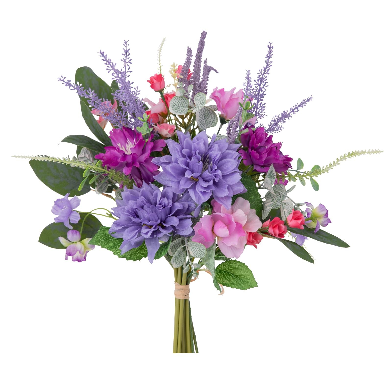 Artificial Flowers Bouquet, Fake Flowers for Vase, Silk Faux Flowers DIY Tabl…