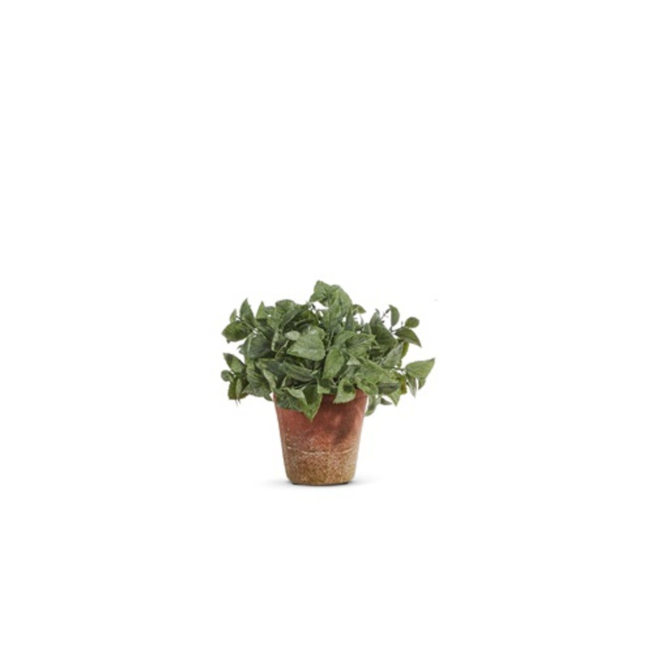 Raz Imports Soft Touch Potted Herb, Lemon Balm – 12″ (4402037A)