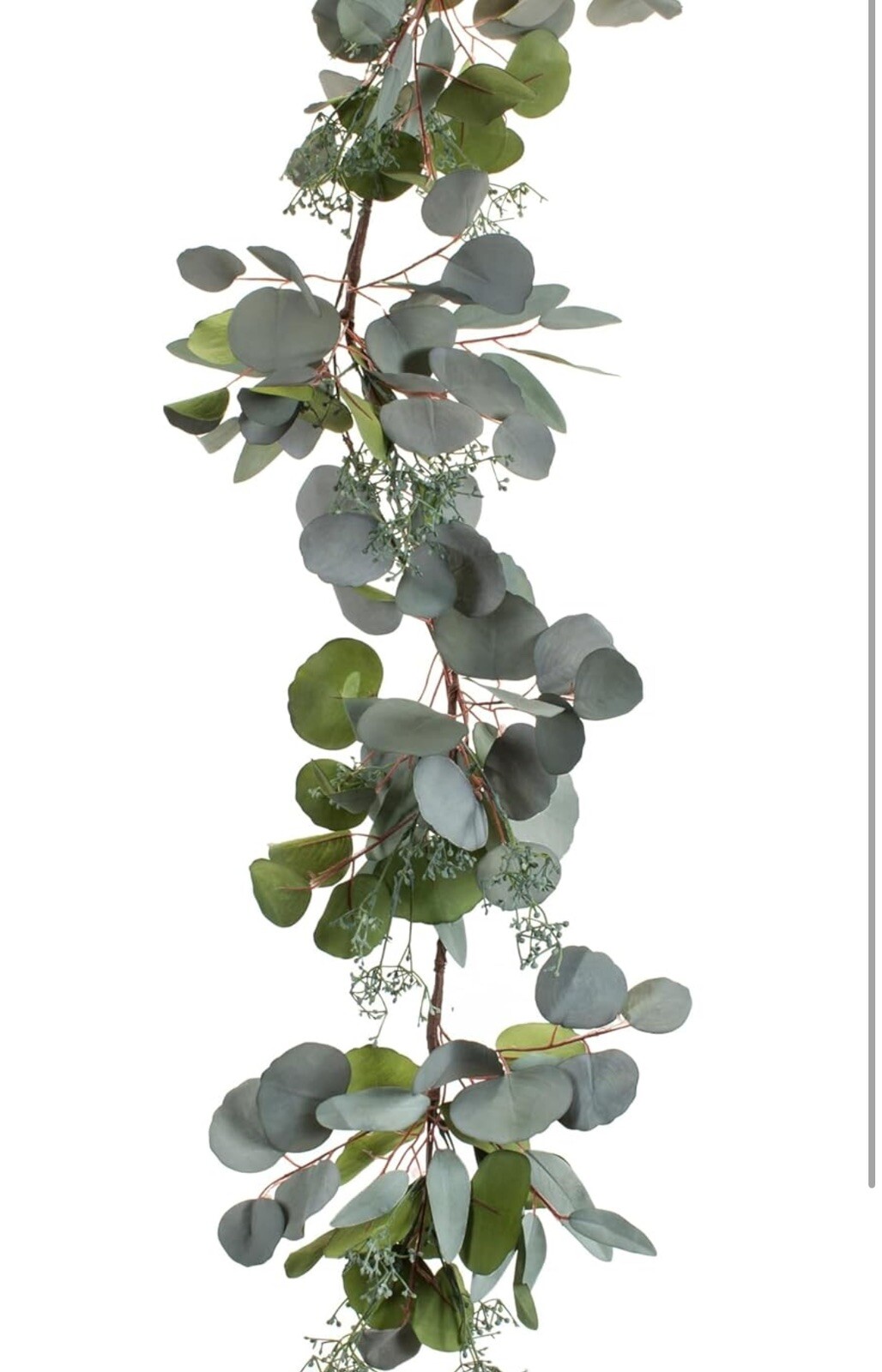 Melrose Artificial Eucalyptus Garland 6 X 9ft Unlit