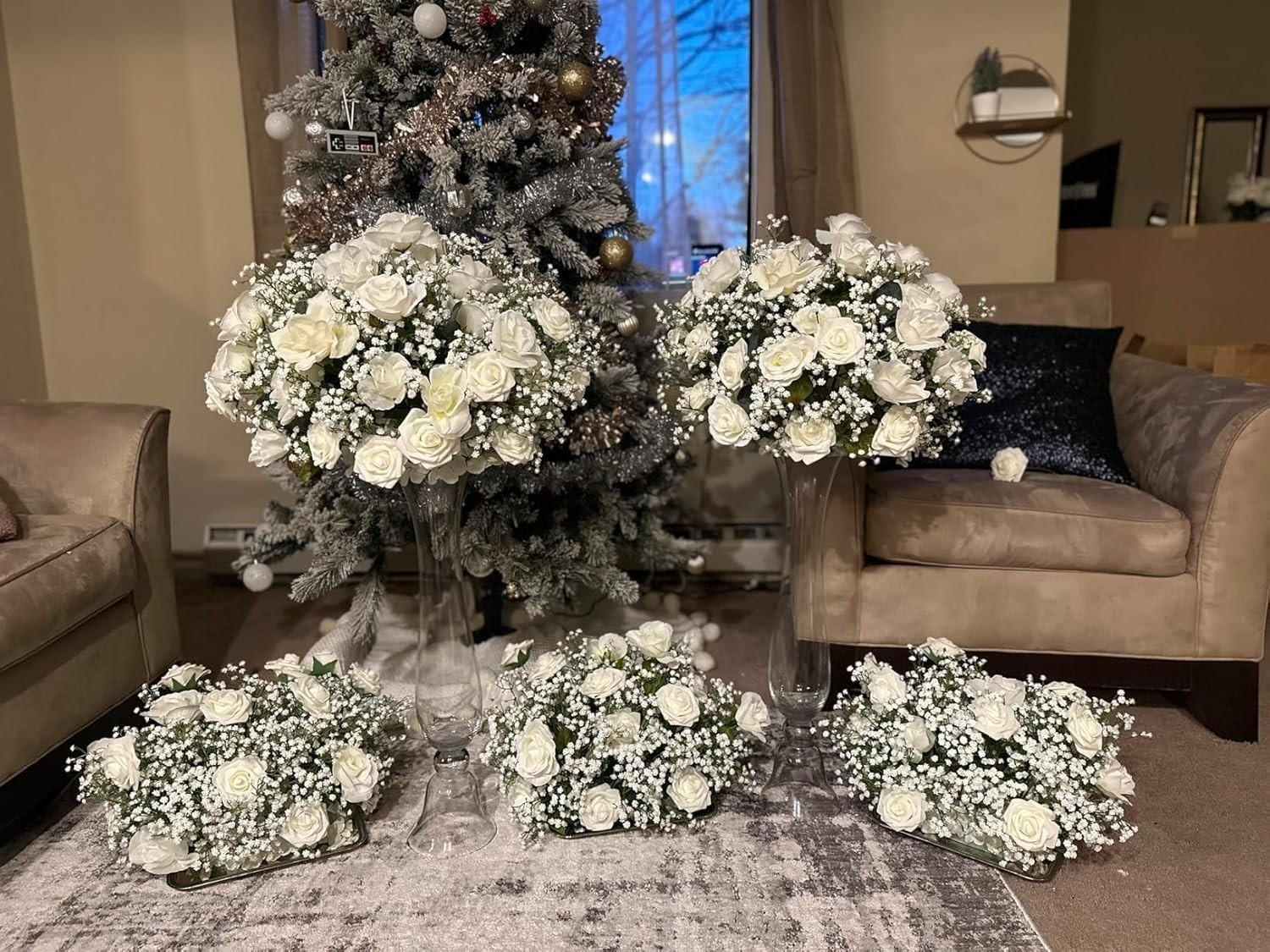 Bulk Artificial Babys Breath Flowers – Wedding Home Decor