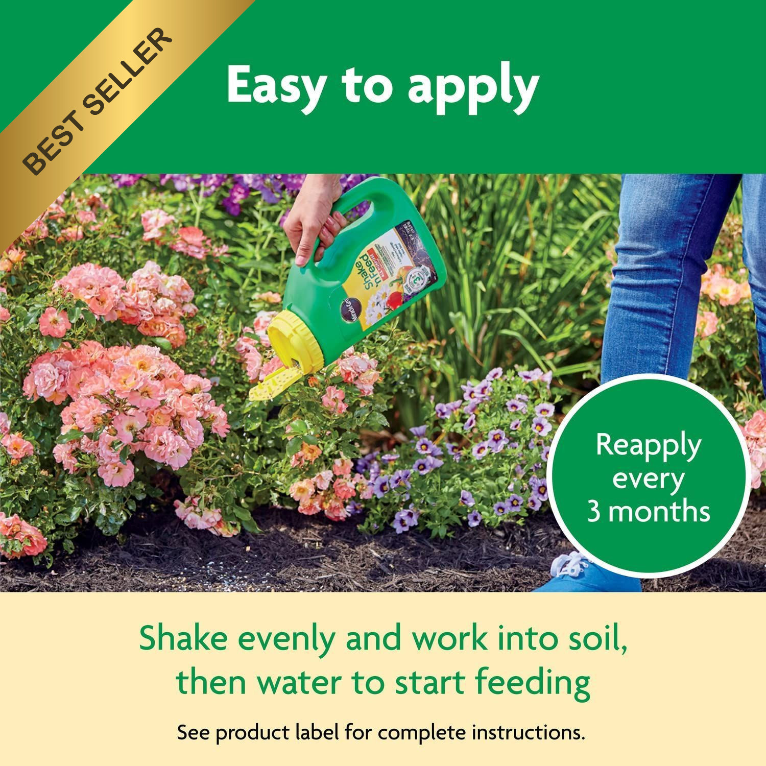 Miracle-Gro Shake ‘N Feed All Purpose Plant Food In Ground & Container 4.5 lbs