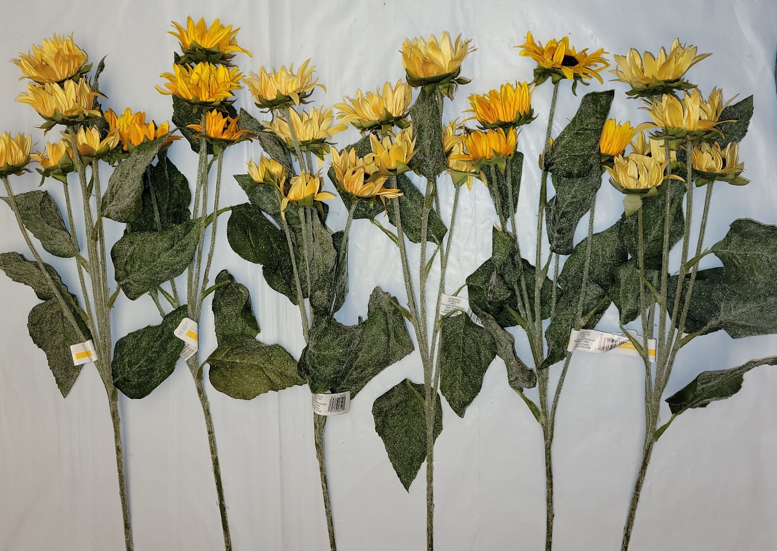 6ct Ashland Faux Flowers Yellow Sunflower Lot Stems Picks Craft DIY Fall Harvest
