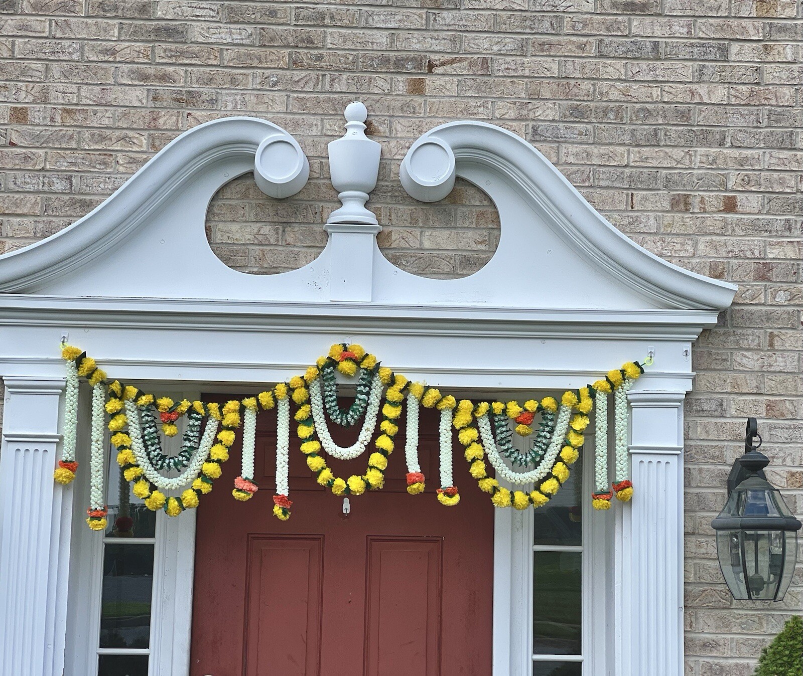 5.8 Feet Marigold backdrop Toran garland indian wedding diwali decor